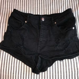 H&M divided jeans shorts . High waisted